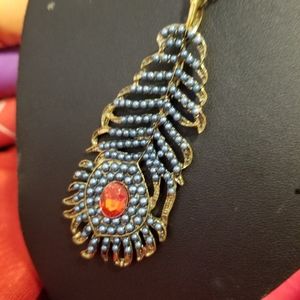 Feather Necklace.